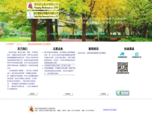 NJYYGS.com(南京药业股份有限公司) Screenshot