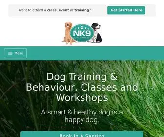 NK9.co.uk(NK9 Dog Training Leeds) Screenshot