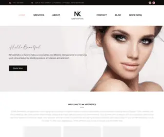 Nkaesthetics.com(NK Aesthetics) Screenshot