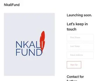 Nkali.fund(Nkali fund) Screenshot