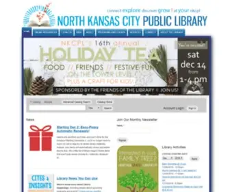 NKCPL.org(North Kansas City Public Library) Screenshot