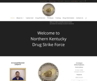 NKDSF.org(Northern Kentucky Drug Strike Force) Screenshot