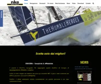 Nkeitalia.it(Strumentazione elettronica per barche a vela) Screenshot