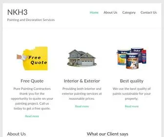 NKH3.com.au(NKH3 Painting and Decoration Services) Screenshot