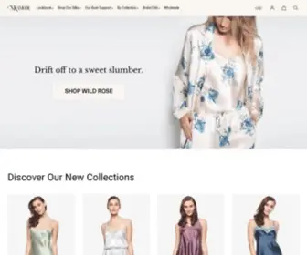 Nkimode.com(Silk Lingerie & Luxury Ladies Nightwear) Screenshot