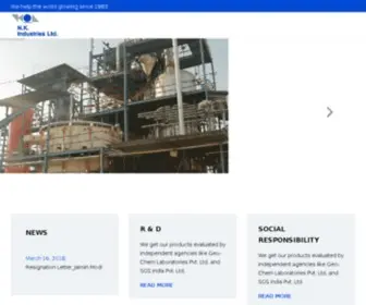 Nkindustriesltd.com(N K Industries) Screenshot