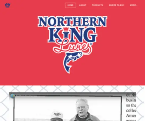 Nklures.com(Northern King Lures) Screenshot