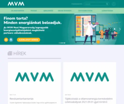 Nkmenergiakereskedo.hu(Üzleti ügyfelek) Screenshot