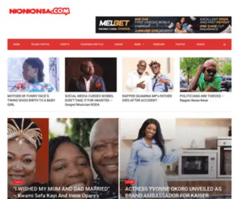 Nkonkonsa.com(Celebrity Gossip From Africa) Screenshot