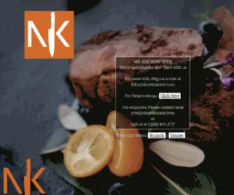 Nkrestaurant.com(Main Home) Screenshot