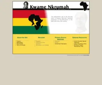 Nkrumah.net(Kwame Nkrumah Information and Resource Site) Screenshot