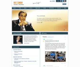 Nksingh.com(N.K Singh) Screenshot