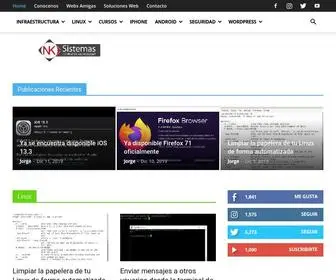 Nksistemas.com(Tu Web de Tecnología) Screenshot