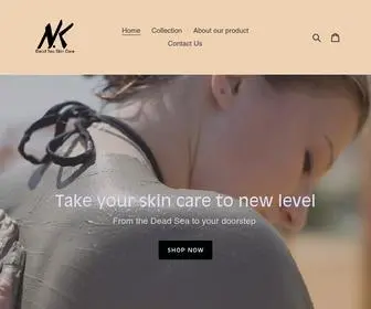 NKskincare.com(Create an Ecommerce Website and Sell Online) Screenshot