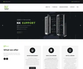 Nksupport.com(DevOps and Server Management) Screenshot