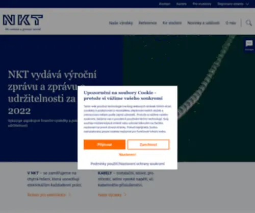 NKT.cz(Kabely a vodiče) Screenshot