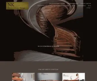 Nkwoodworking.com(NK Woodworking & Design) Screenshot