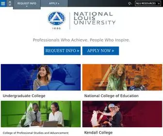NL.edu(NLU offers more than 60 undergraduate and graduate degree programs and) Screenshot