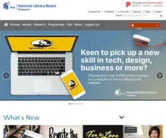 NL.sg(National Library Singapore) Screenshot