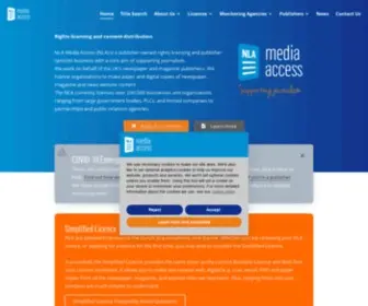 Nla.co.uk(NLA Media Access) Screenshot