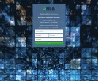 Nla.com(Big Data Fast and Easy) Screenshot