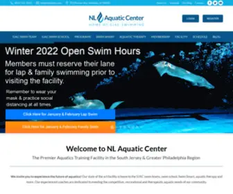 Nlaquatics.com(NL Aquatic Center) Screenshot