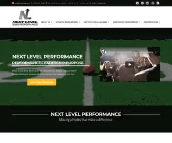 Nlathlete.com(Next Level Performance) Screenshot