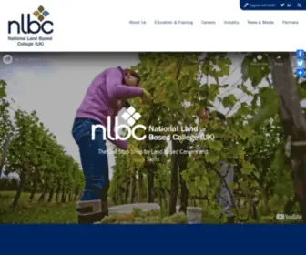 NLBC.uk(Championing Skills Development in the Land Based Sectors) Screenshot