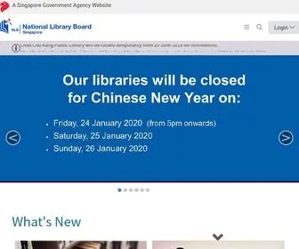 NLB.gov.sg(The National Library Board (NLB)) Screenshot