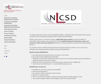 NLCSDproject.org(NLCSD’s primary purpose) Screenshot