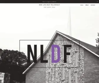 Nldeaf.com(New Life Deaf Fellowship) Screenshot
