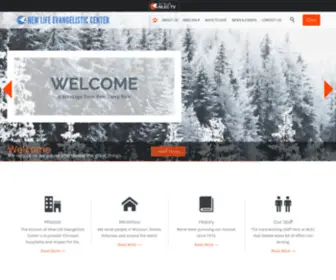 Nlecstl.org(New Life Evangelistic Center) Screenshot