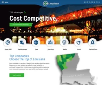 Nlep.org(North Louisiana Economic Partnership) Screenshot