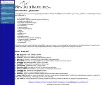 Nli-LTD.com(New Light Industries) Screenshot