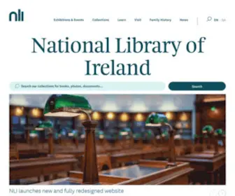 Nli.ie(National Library of Ireland) Screenshot