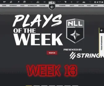 NLL.com(Box Lacrosse) Screenshot