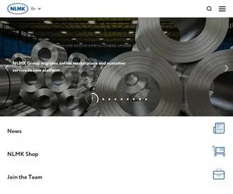 NLMK.com(NLMK Group's official site) Screenshot