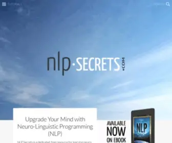 NLP-Secrets.com(Upgrade Your Mind with Neuro) Screenshot