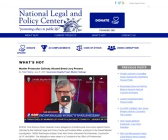 NLPC.org(The National Legal and Policy Center (NLPC)) Screenshot
