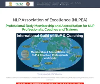 Nlpea.com(NLP Association of Excellence (NLPEA)) Screenshot