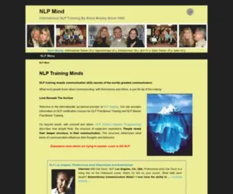 NLpmind.com(NLP Training Minds) Screenshot