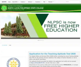 NLPSC.edu.ph(Excellence, Dynamism, Service) Screenshot