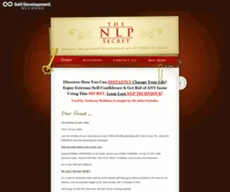 NLpsecret.com(The NLP Secret) Screenshot