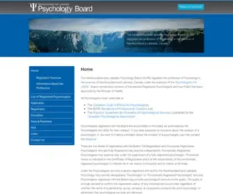 NLPSYChboard.ca(NL Psychology Board) Screenshot