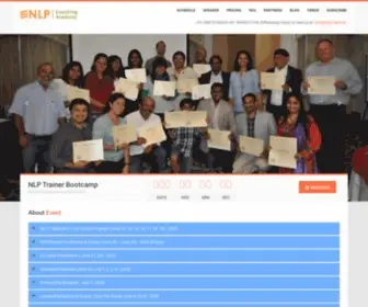 NLPtrainerbootcamp.com(NLP Trainer Boot Camp) Screenshot