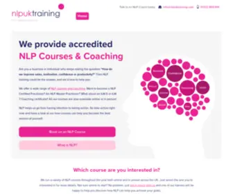 Nlpuktraining.com(NLP Training Courses) Screenshot