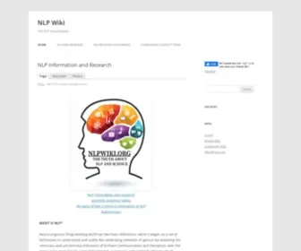 NLpwiki.org(NLP Information and Research) Screenshot