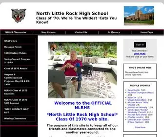 NLRHS70.com(North Little Rock High School Class of '70) Screenshot