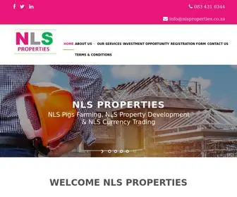 NLSproperties.co.za(NLS Properties) Screenshot