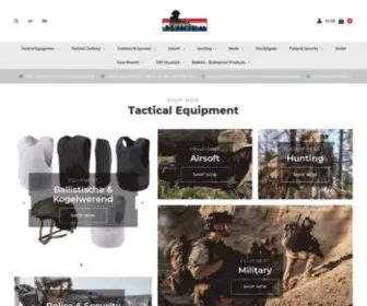 Nltactical.nl(Militaire uitrusting) Screenshot